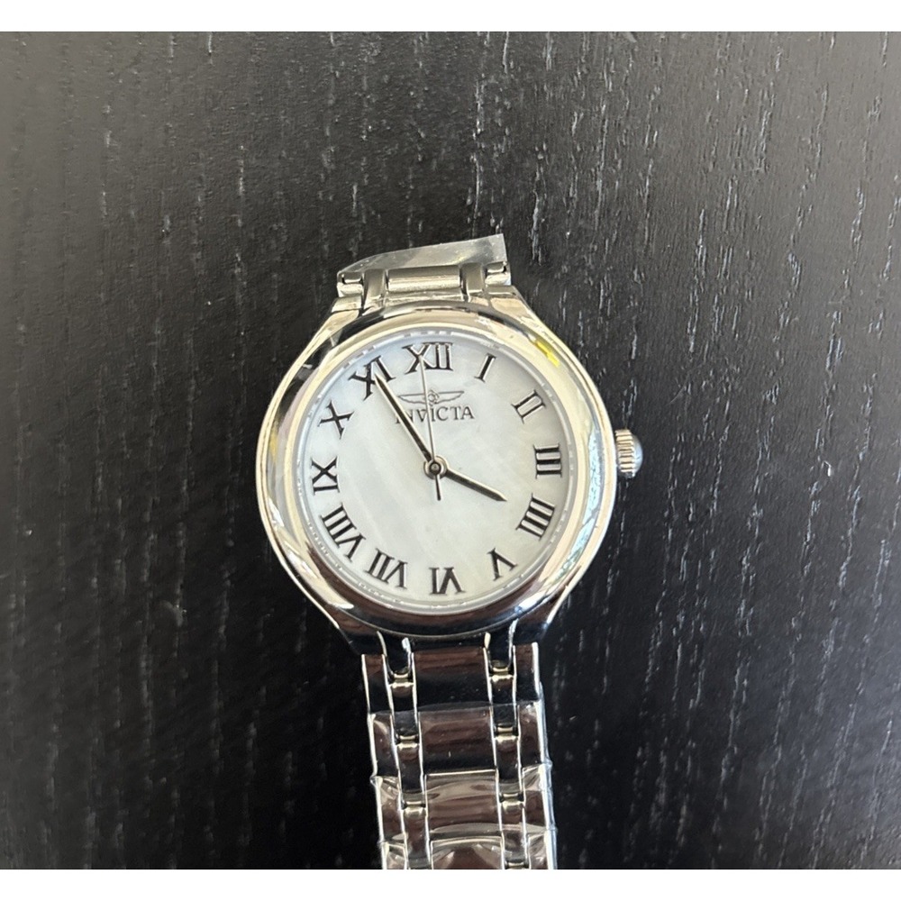 New Invicta Women's Watch Wildflower White Mother of Pearl Dial Steel 48230
